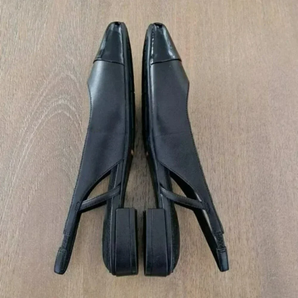 Rockport Sagey Slingback Ballet Flats - Color: Black - Size: 7.5 Wide - Picture 6 of 10